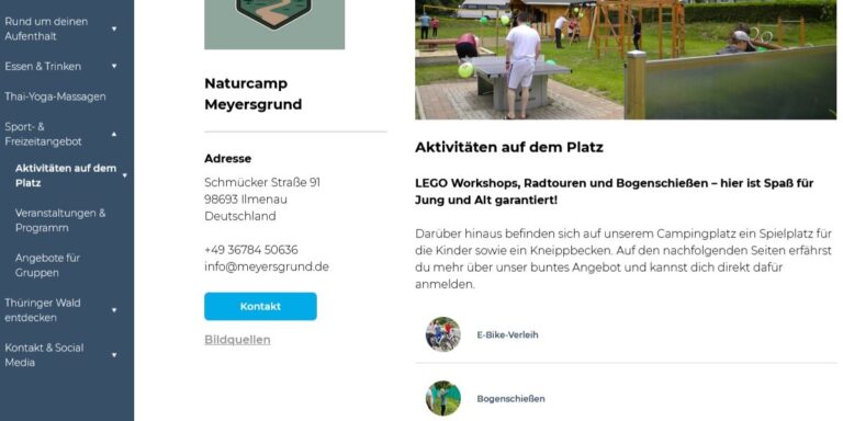 Aktivitäten im Naturcamp 01