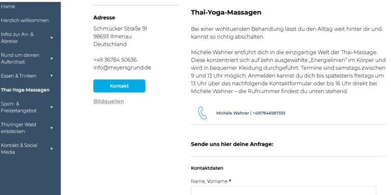 Thai Yoga Massage Anfrage 01